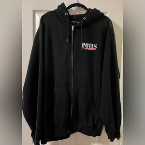 Broadway POTUS zip-up sweatshirt